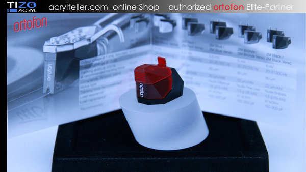 ORTOFON 2M Red Moving Magnet MM Tonabnehmersystem elliptisch - Perfekt für Einsteigerplattenspieler
