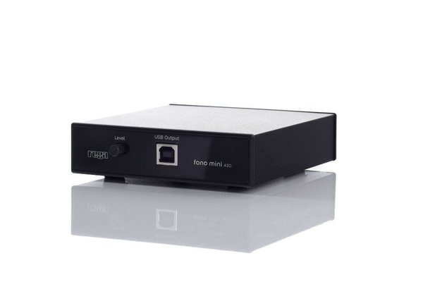 MM Phonovorverstärker REGA Fono Mini A2D MK2 mit USB schwarz | 47kOhm / 100pF