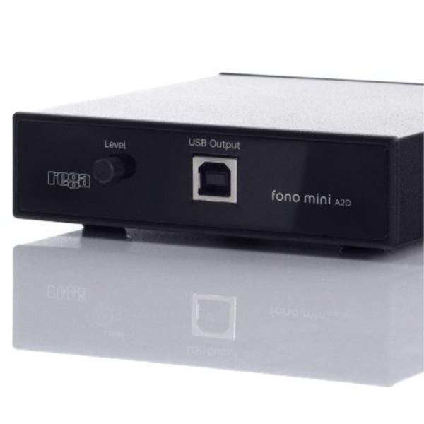 MM Phonovorverstärker REGA Fono Mini A2D MK2 mit USB schwarz | 47kOhm / 100pF