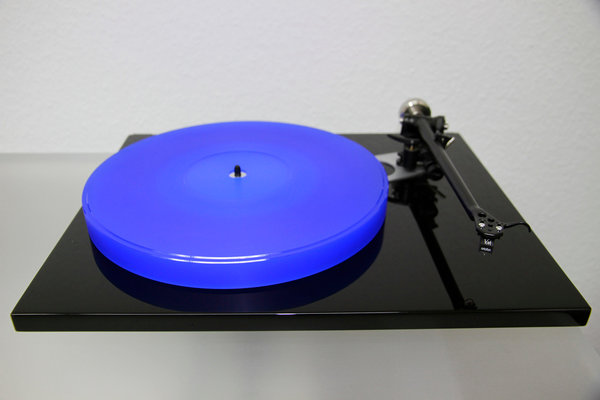 ACRYLTELLER für Rega RP6 (ab 2011) dunkelblau 27mm DELTA DEVICE Tauschteller für 16mm Glasteller