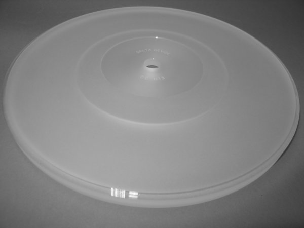ACRYLTELLER für Rega | farblos 15mm DELTA DEVICE Upgrade für 10mm 12mm Glas- oder 23mm Teller