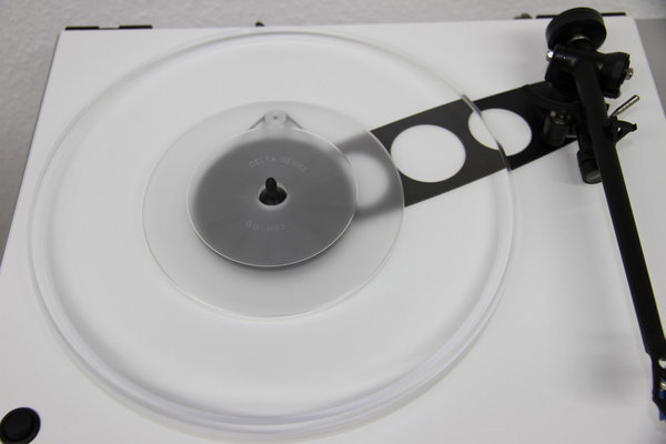 ACRYLTELLER für Rega | klar 15mm DELTA DEVICE Upgrade für 10mm 12mm Glas- oder 23mm Phenolharzteller