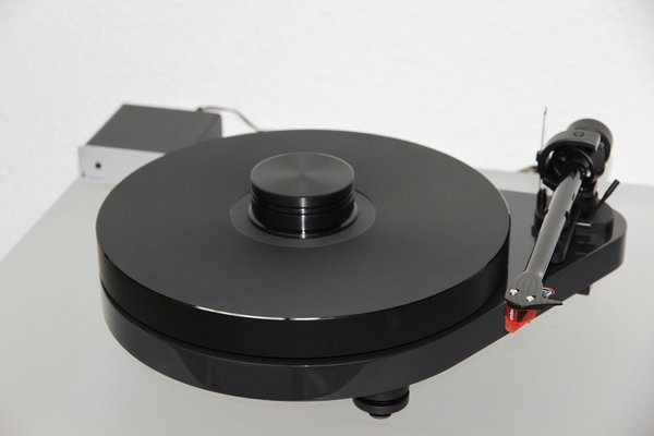 ACRYLTELLER für Pro-Ject RPM 5.1 RPM 5 - 4 | 30mm schwarz DELTA DEVICE Upgrade für MDF Teller